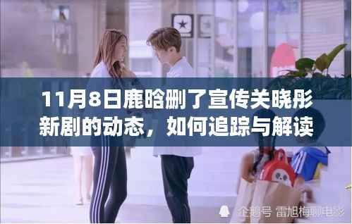 鹿晗删除宣传关晓彤新剧动态的背后,社交媒体动态解读与追踪分析