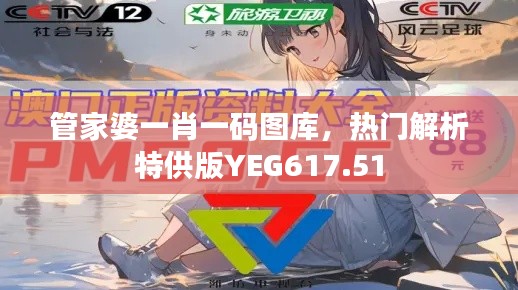管家婆一肖一码图库,热门解析特供版YEG617.51