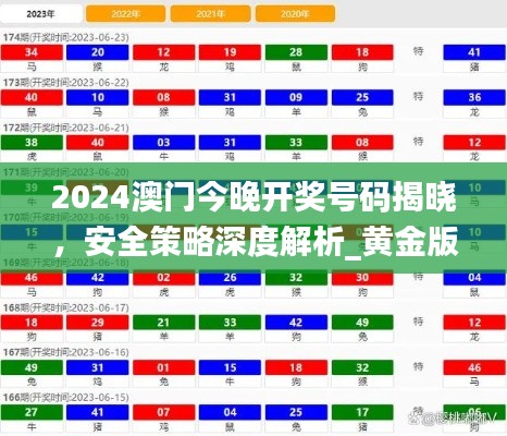 2024澳门今晚开奖号码揭晓,安全策略深度解析_黄金版BIW408.91