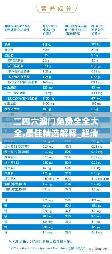 二四六澳门免费全全大全,最佳精选解释_超清版PRT259.59