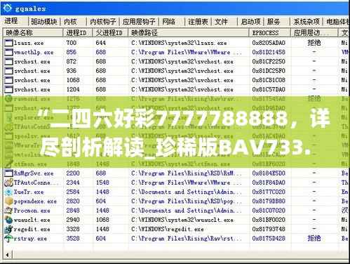 “二四六好彩7777788888,详尽剖析解读_珍稀版BAV733.2”