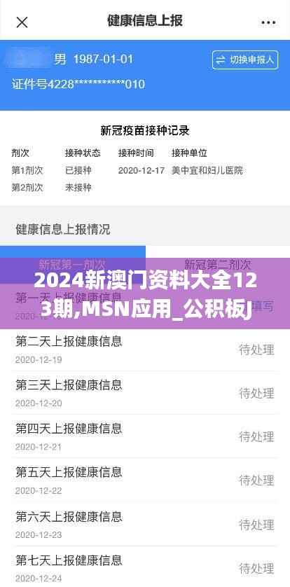 2024新澳门资料大全123期,MSN应用_公积板JEM165.24