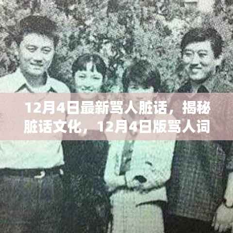 揭秘脏话文化,最新骂人词汇探讨(12月4日版)