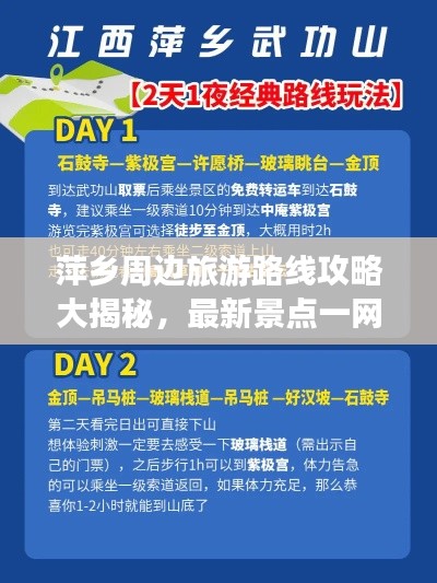 萍乡周边旅游路线攻略大揭秘,最新景点一网打尽!